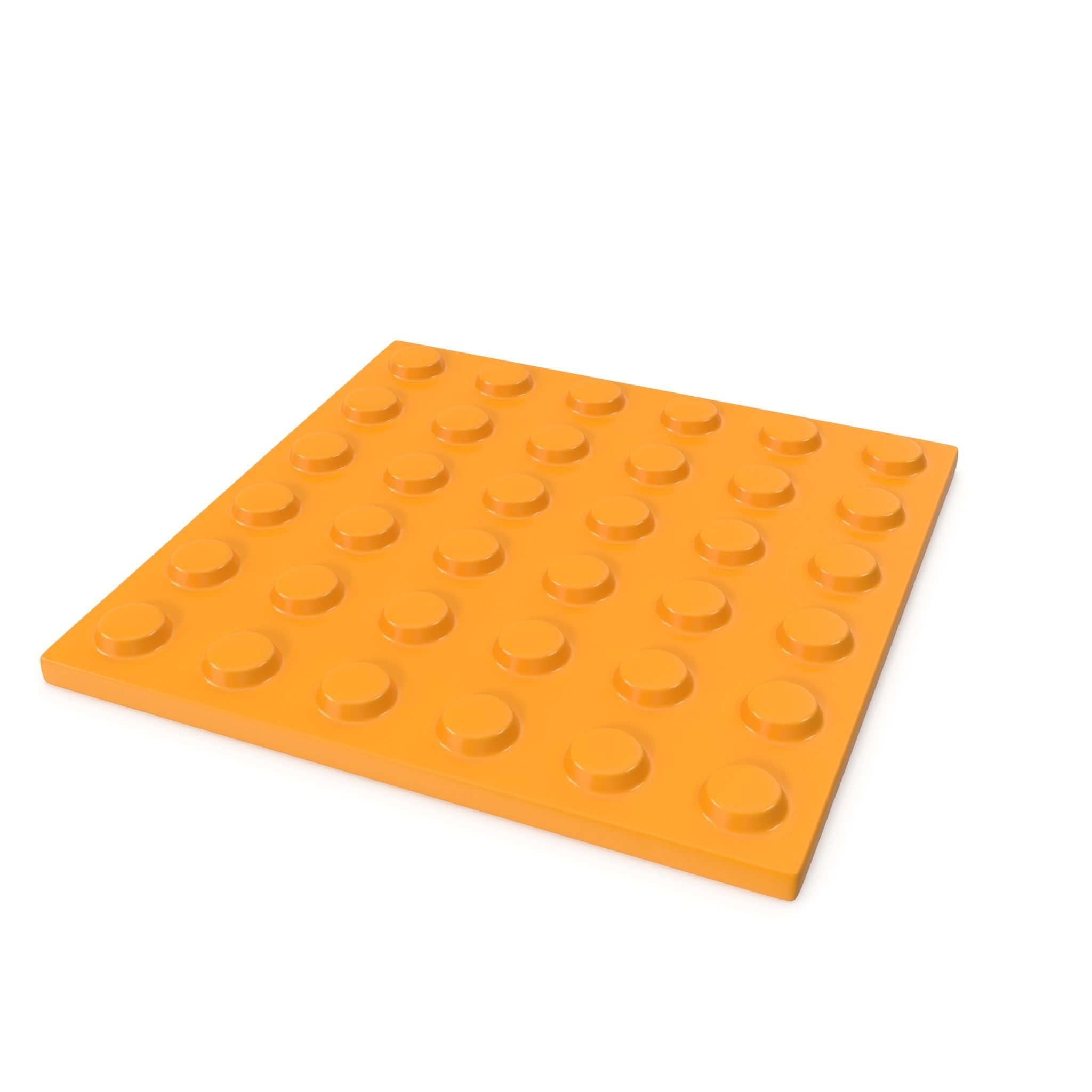 Tactile Pavement Dotted Clean 3D model_1