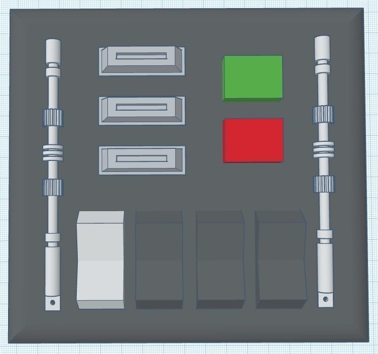 Lord Darth Vader Chest Box ANH stile 3D model 3D printable | CGTrader