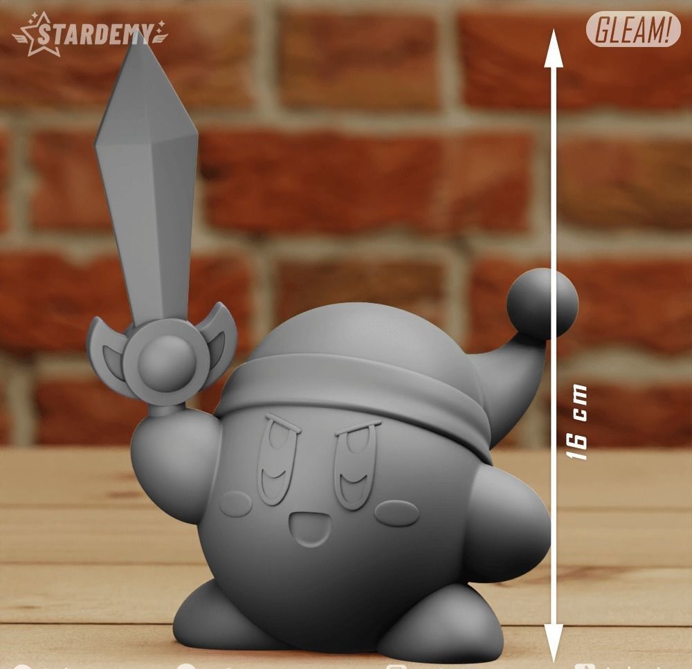 Kirby Sword Link 2 models 3D print model_4
