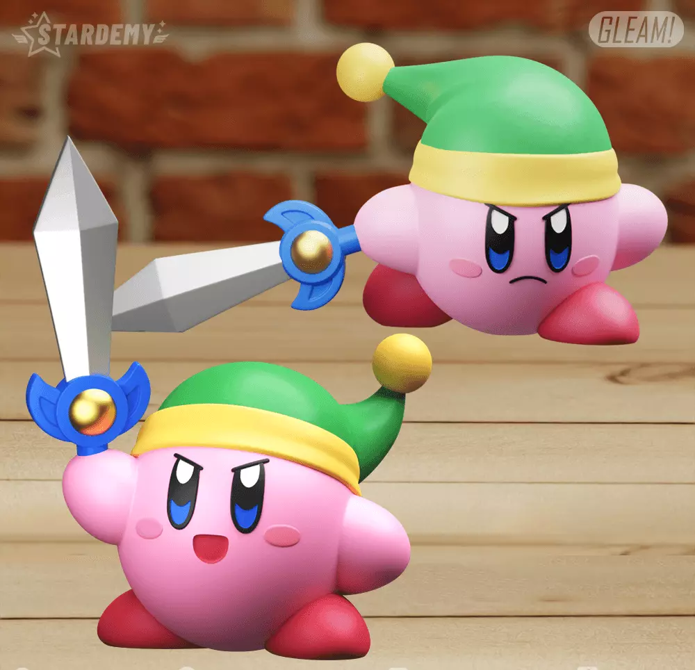 Kirby Sword Link 2 models 3D print model_0