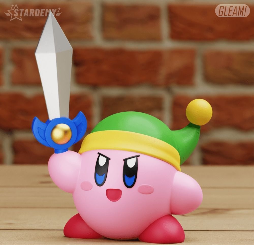 Kirby Sword Link 2 models 3D print model_6
