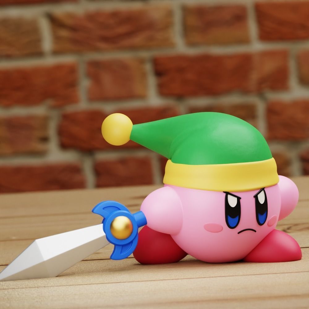 Kirby Sword Link 2 models 3D print model_12