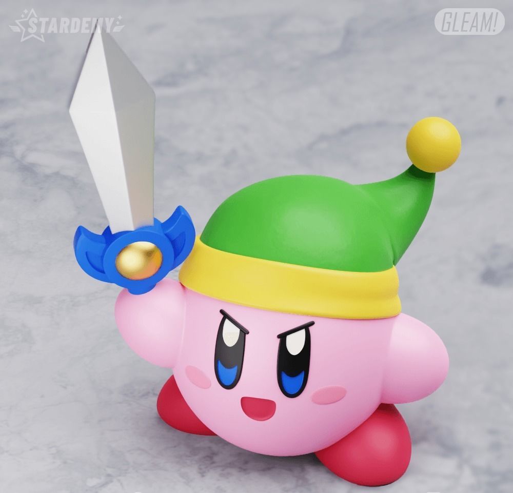 Kirby Sword Link 2 models 3D print model_8