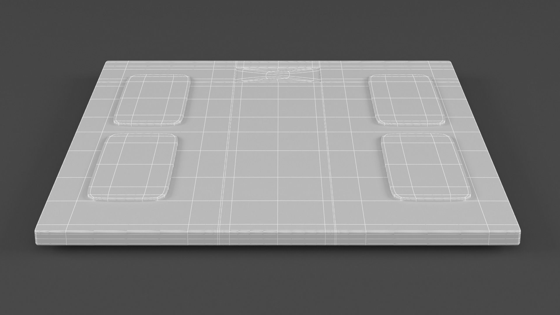 Bathroom Scale 3D model_6