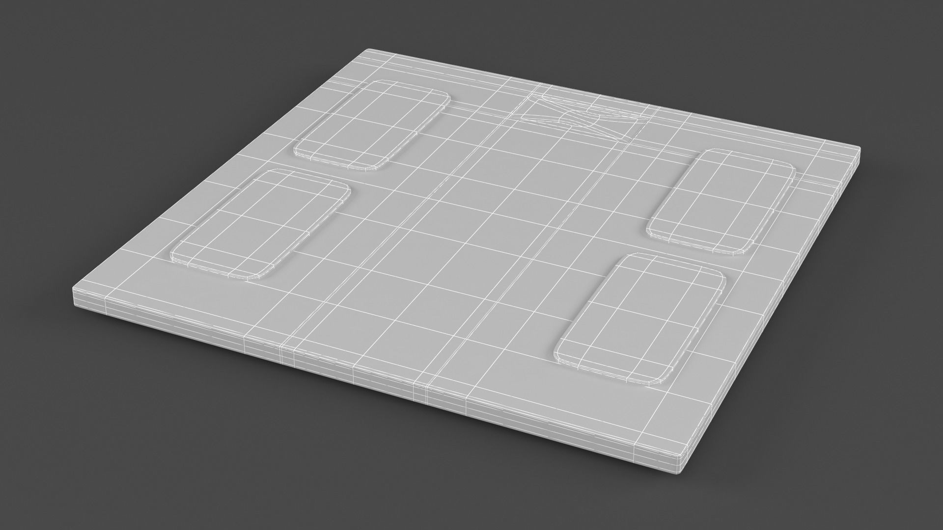 Bathroom Scale 3D model_5