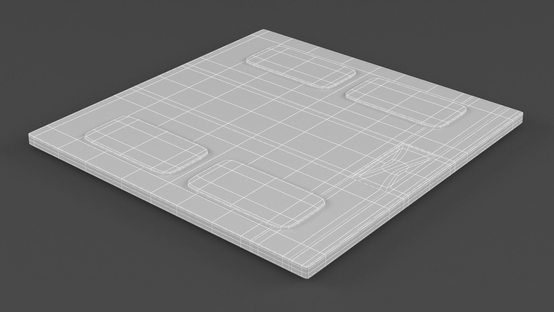 Bathroom Scale 3D model_8