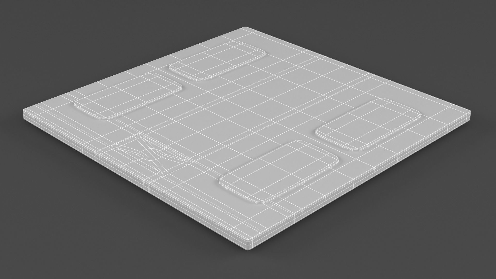 Bathroom Scale 3D model_9