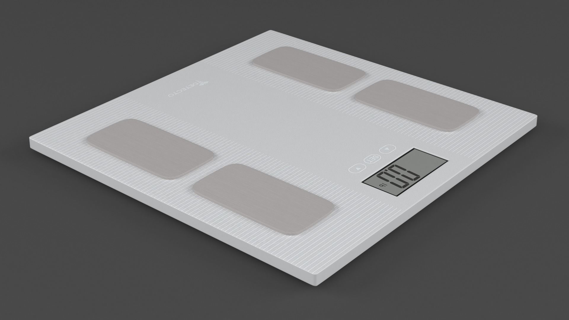 Bathroom Scale 3D model_3