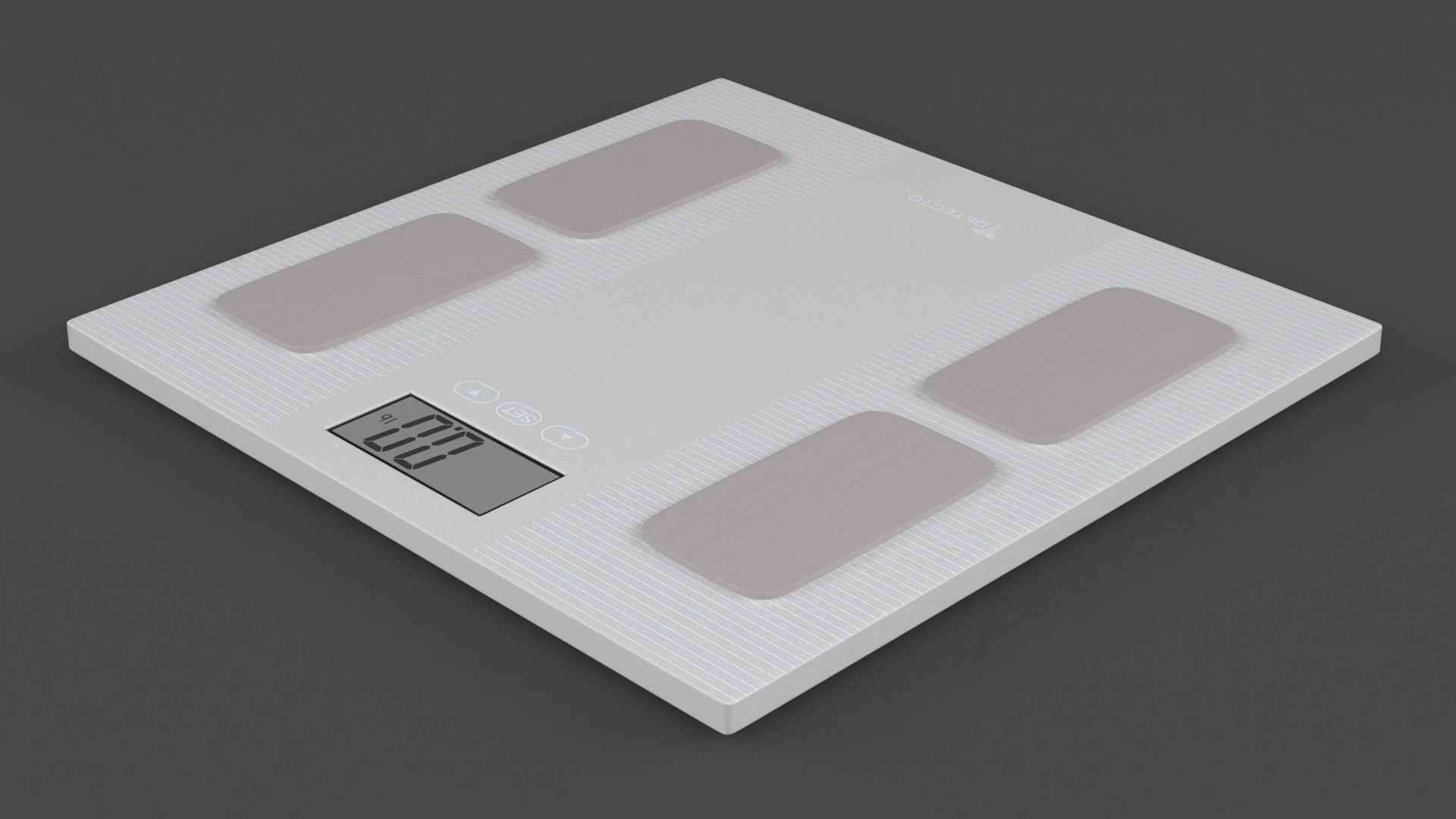 Bathroom Scale 3D model_4