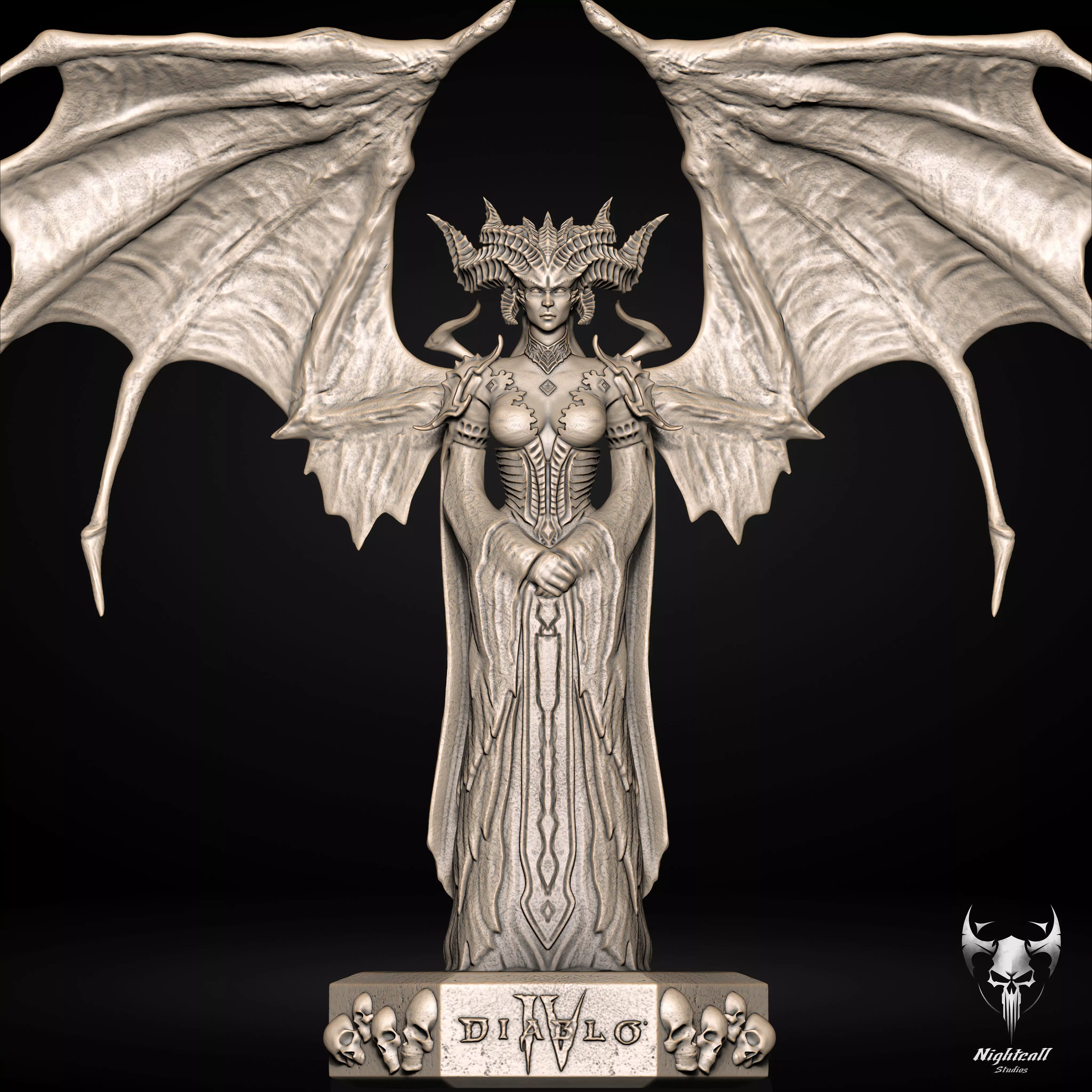 Lilith - Daughter of Hatred 3D print model 3D print model_0