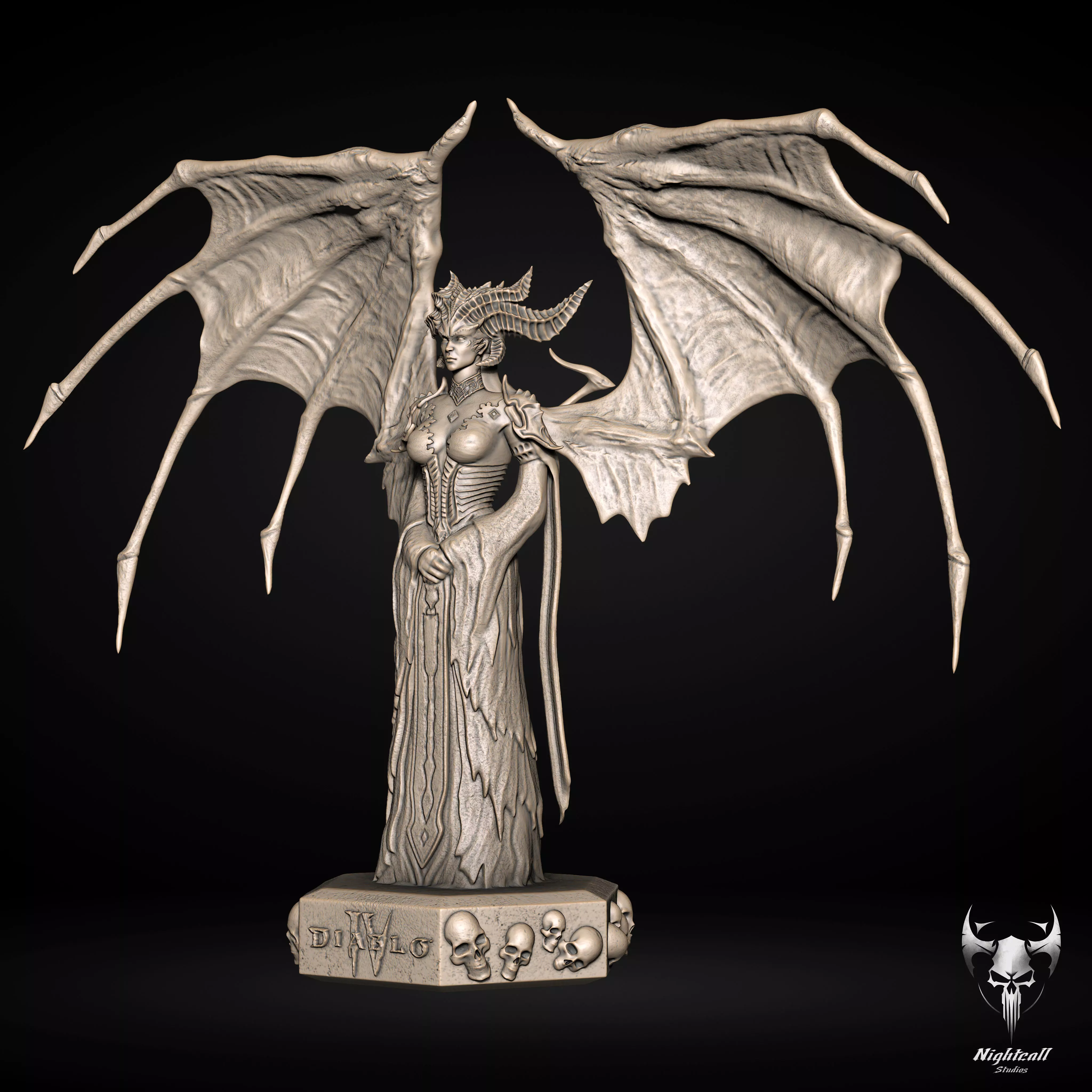 Lilith - Daughter of Hatred 3D print model 3D print model_1