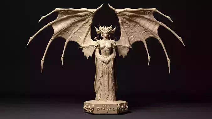 Lilith - Daughter of Hatred 3D print model 3D print model