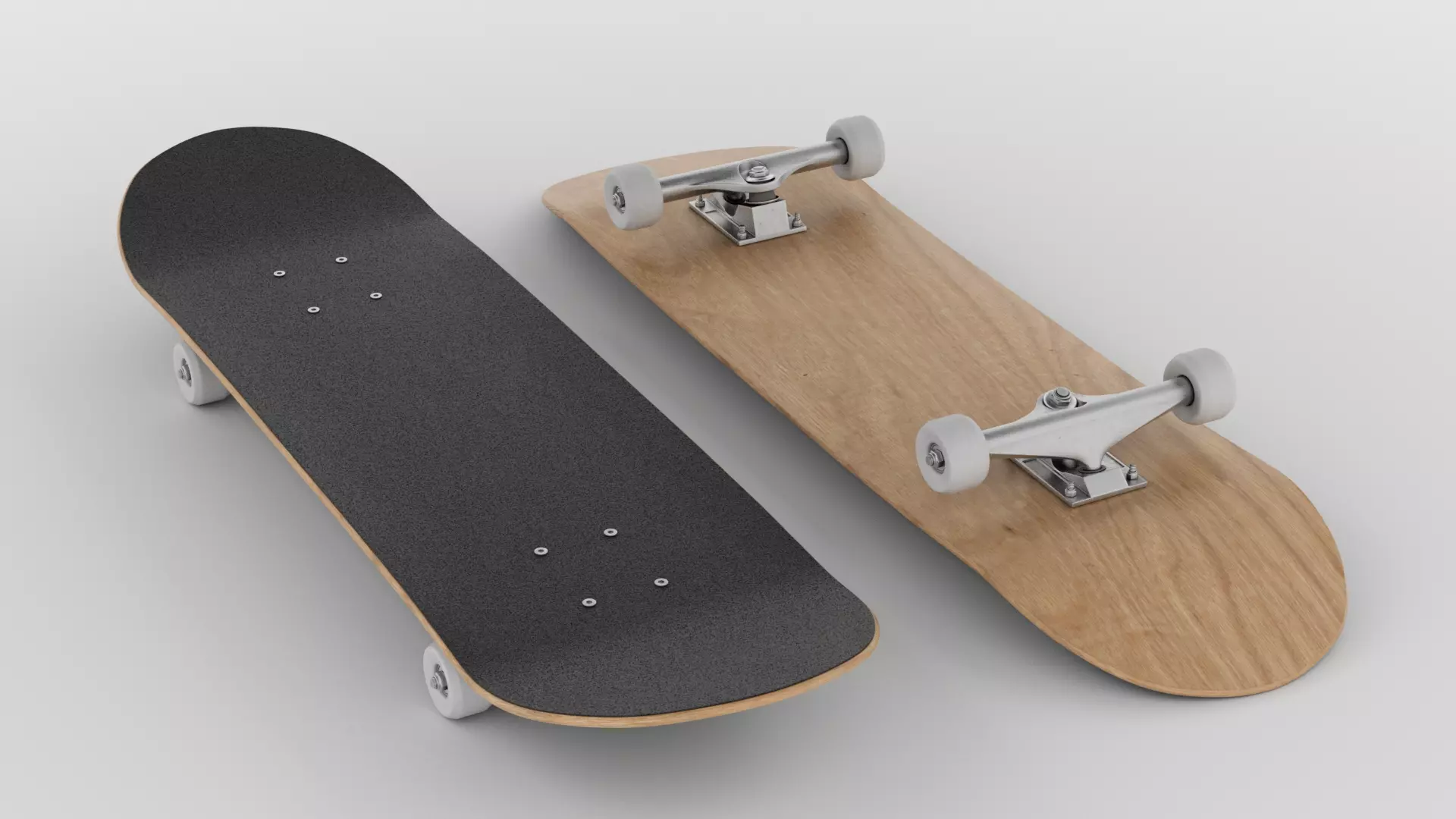 Skateboard 3D model_0