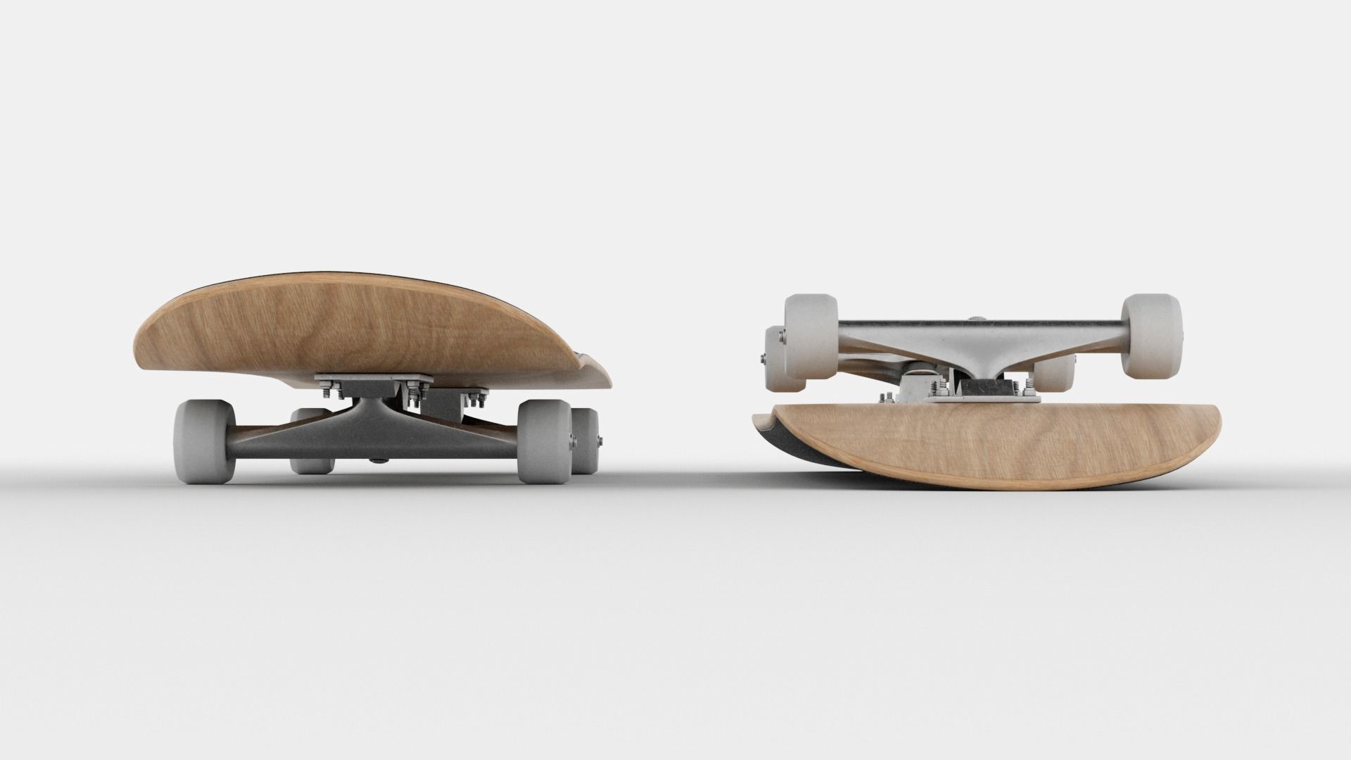 Skateboard 3D model_1
