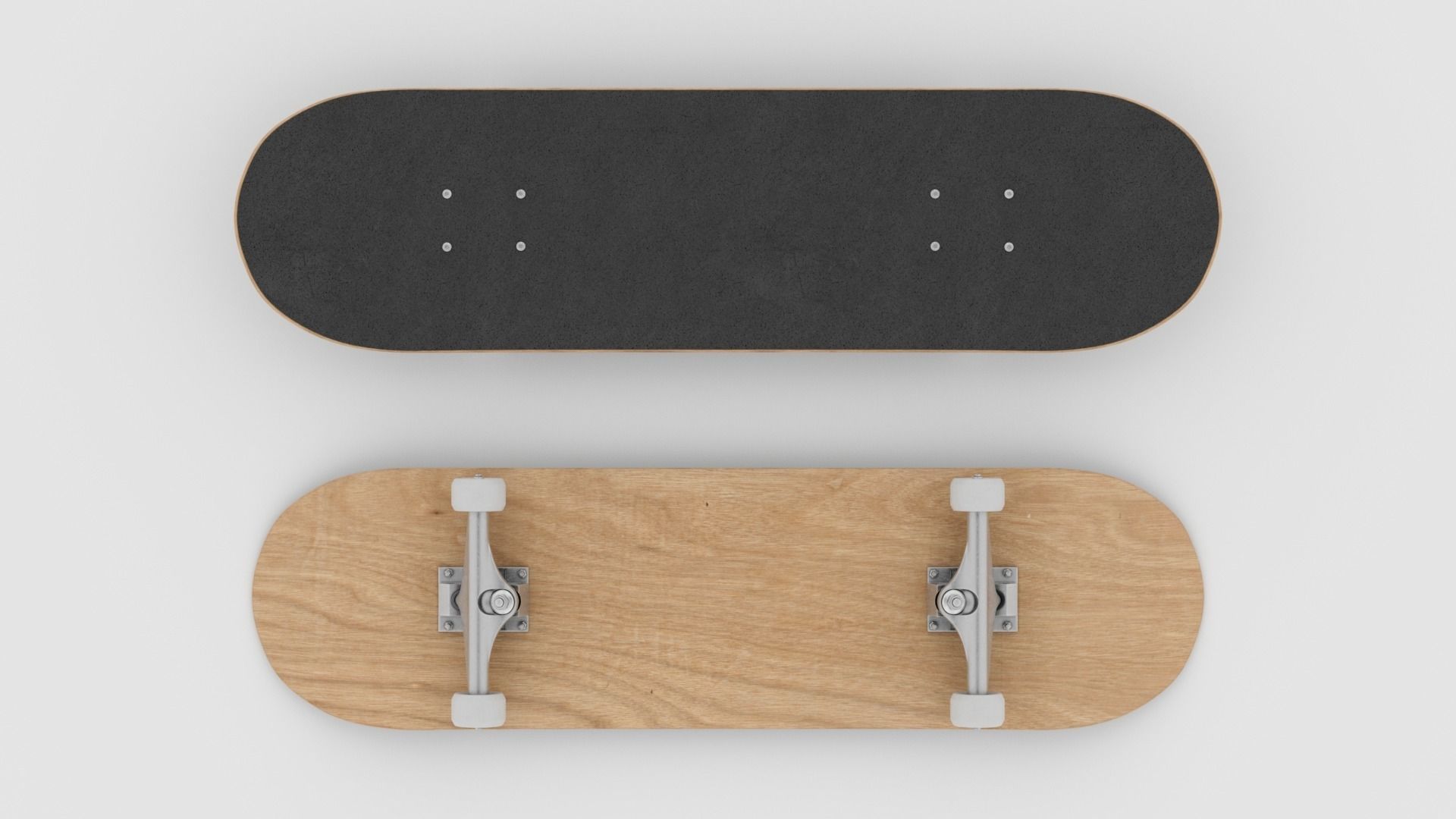 Skateboard 3D model_2