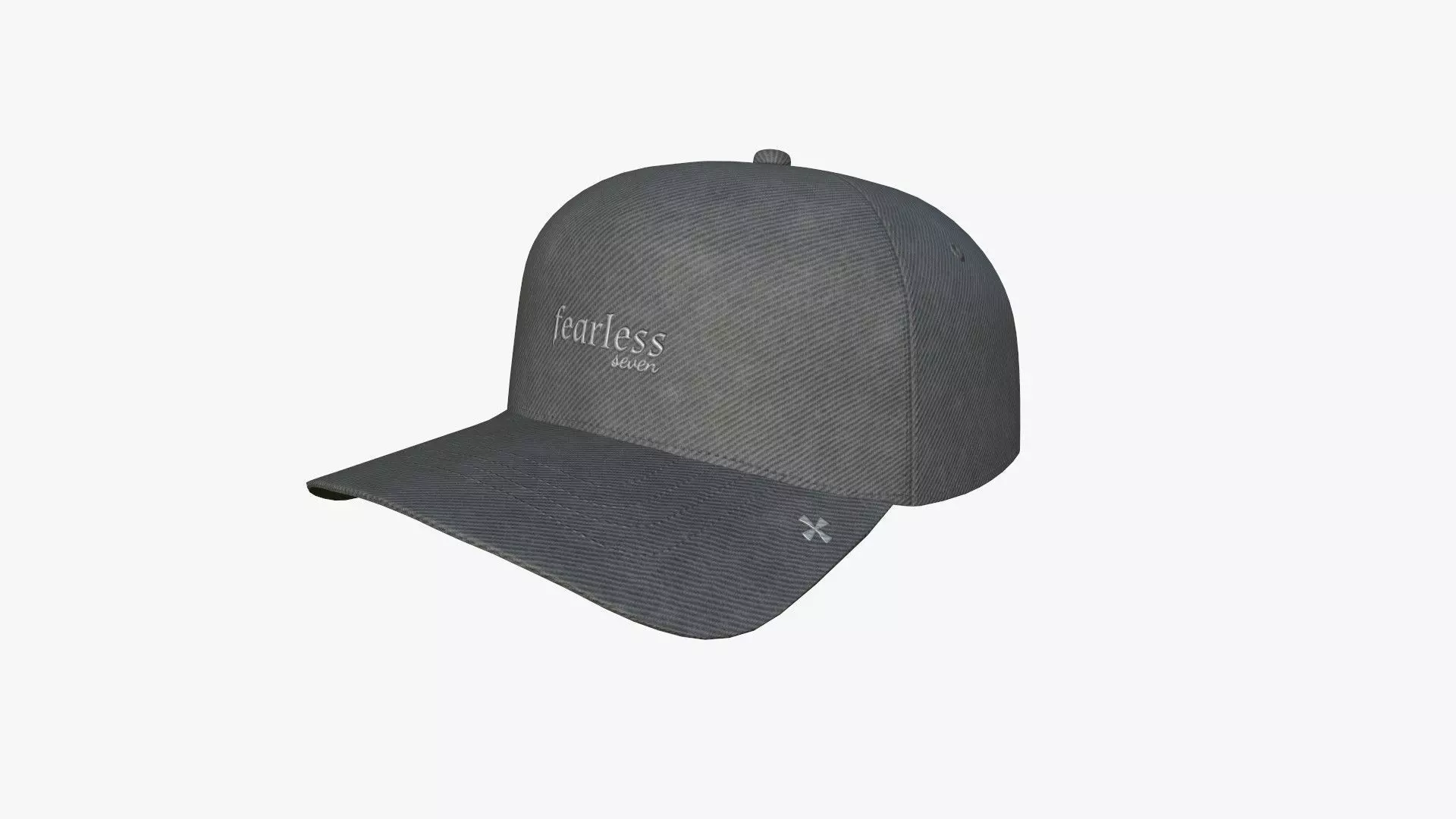 Cap A05 Gray - Character Fashion Design Low-poly 3D model