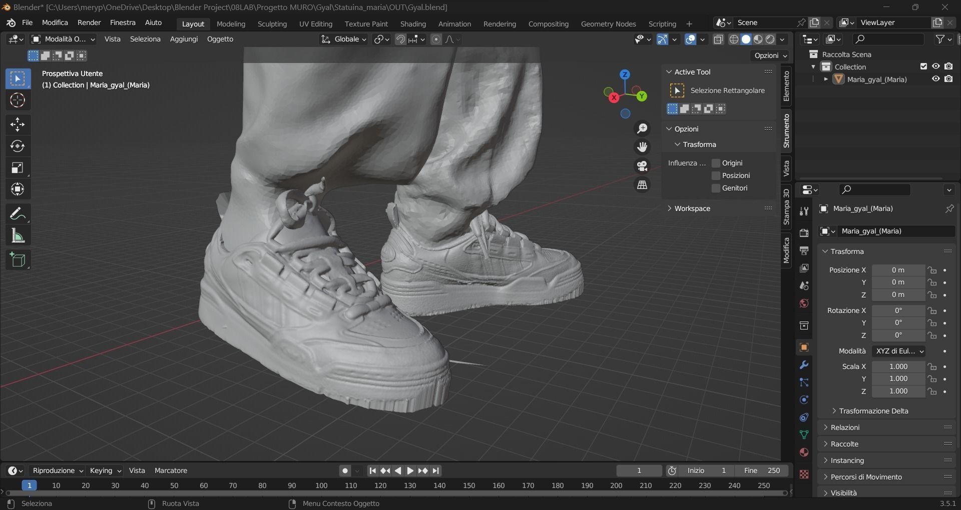 3d scan of a HipHop girl 3D print model 3D print model_6