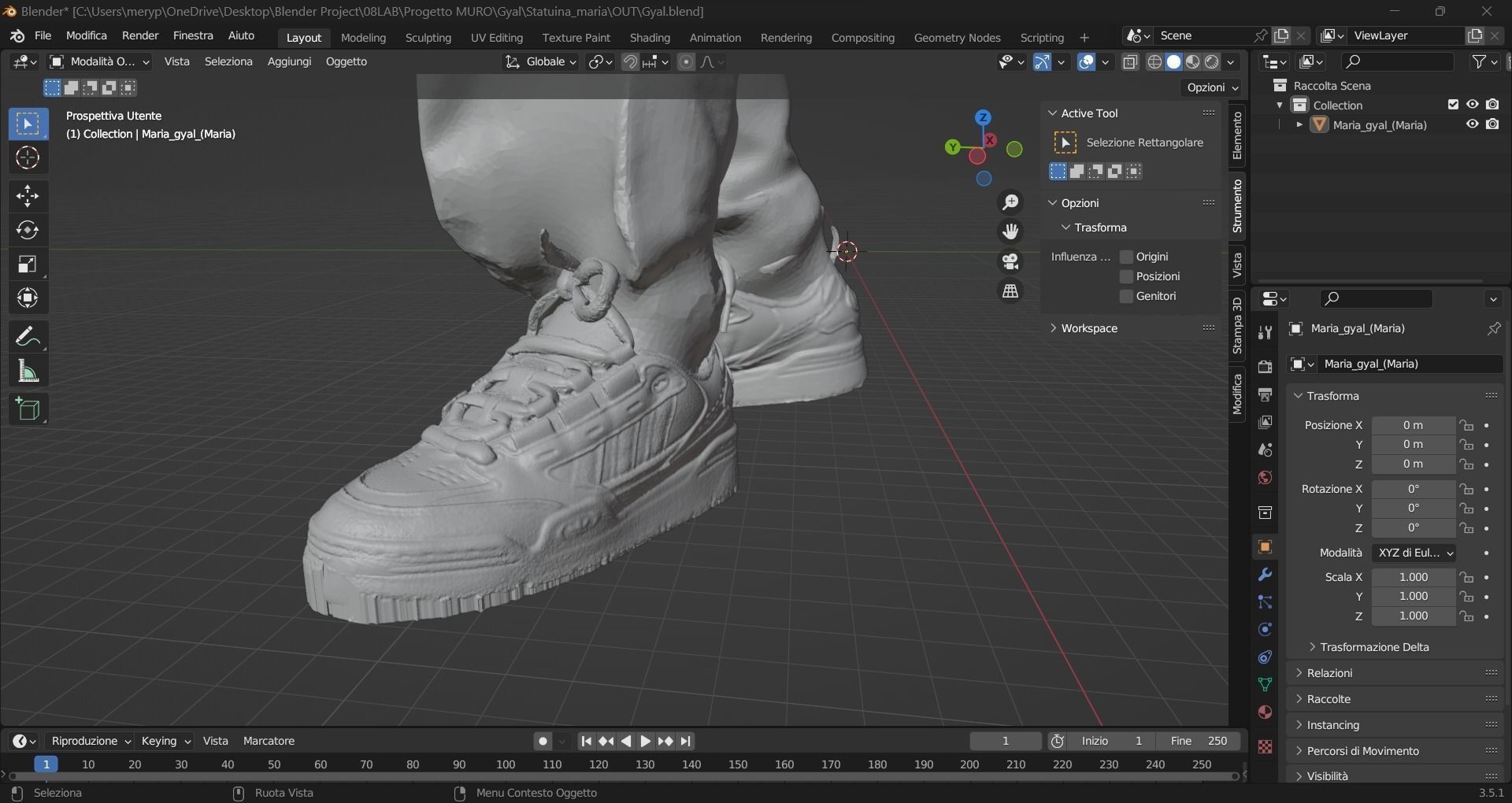 3d scan of a HipHop girl 3D print model 3D print model_5