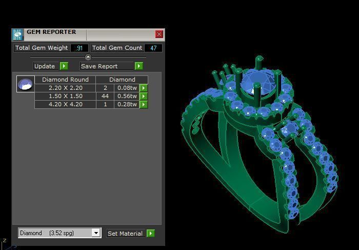fancy ring 3D print model_14