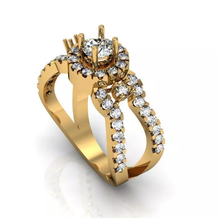 fancy ring 3D print model_0