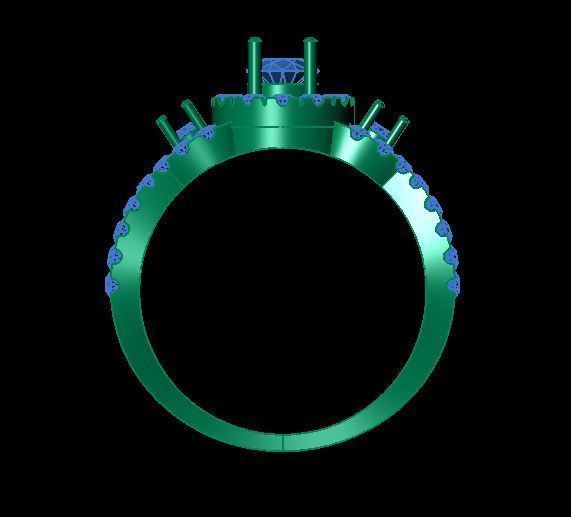 fancy ring 3D print model_9