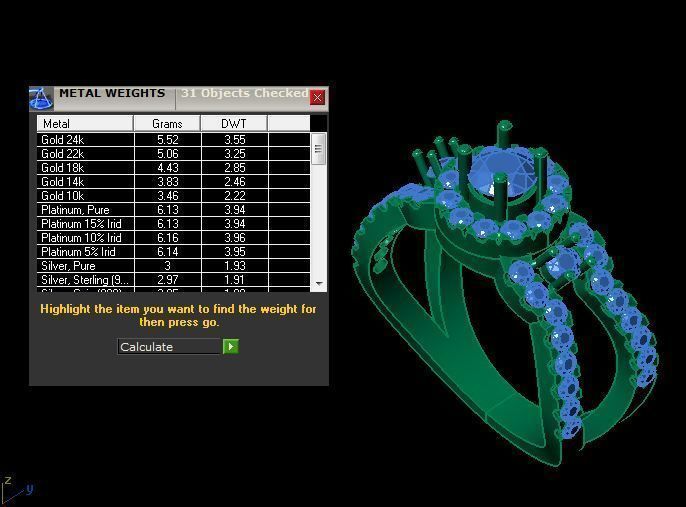 fancy ring 3D print model_13