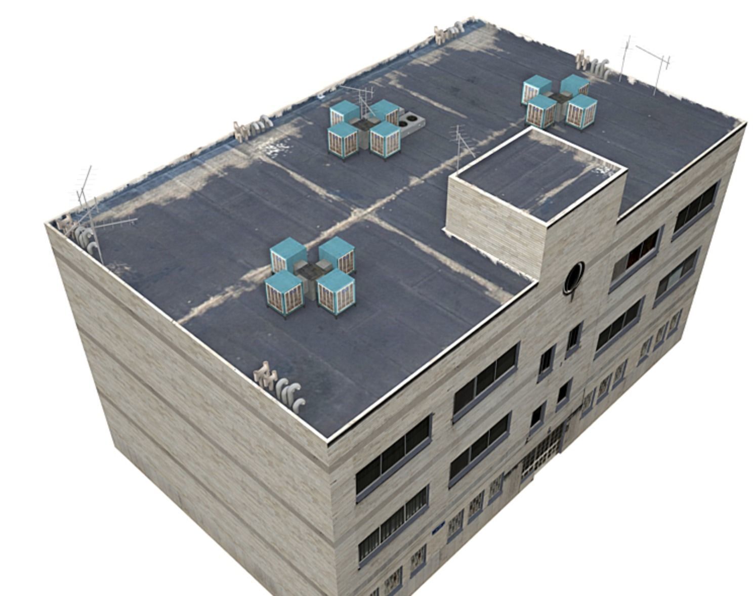 House for the quarter 3D model_1