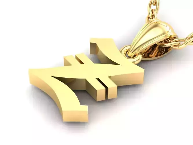 Letter Z Pendant Version 6