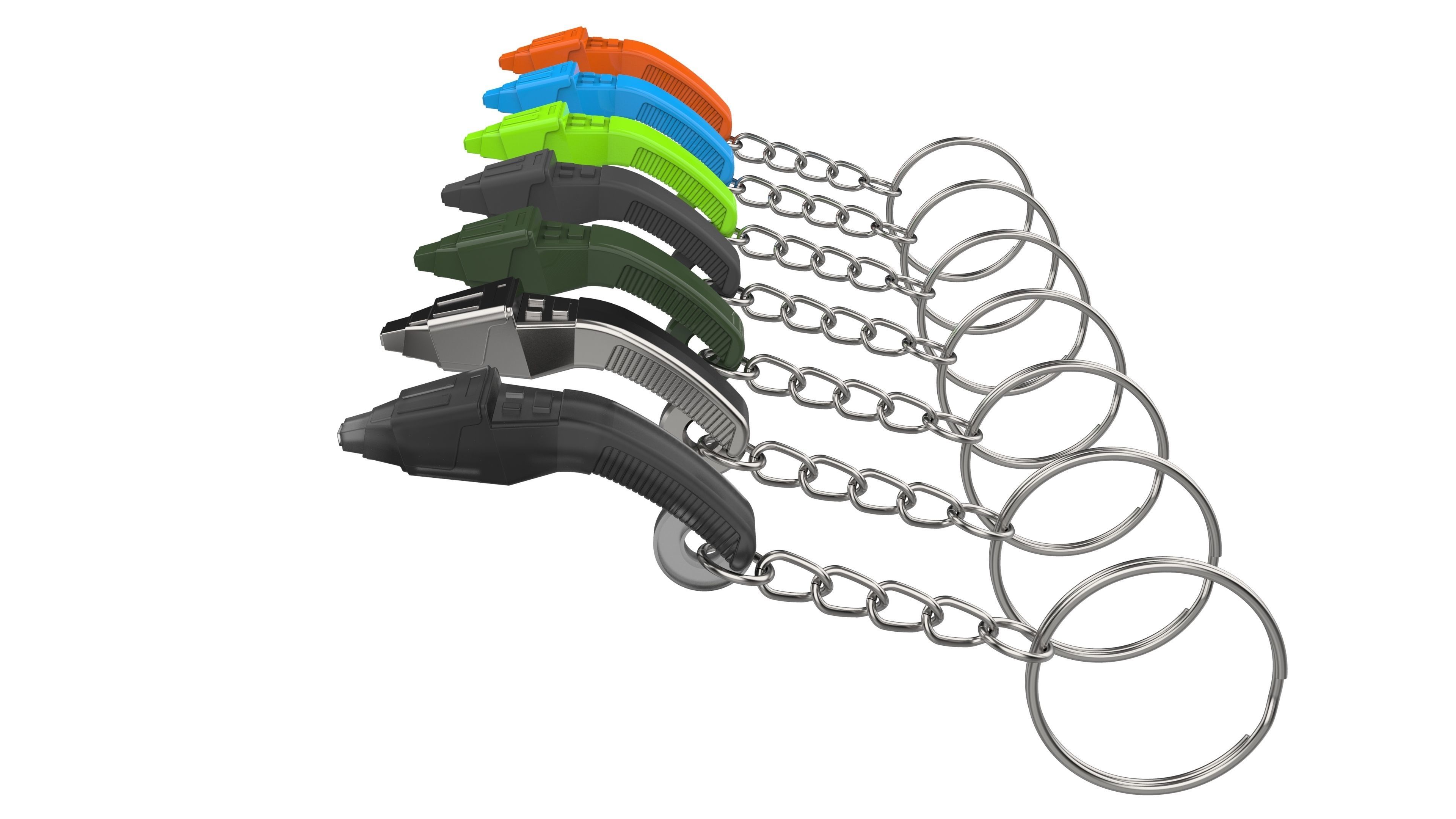 Keychain - Boomerang Phaser - Star Trek - Printable - STL 3D print model_15