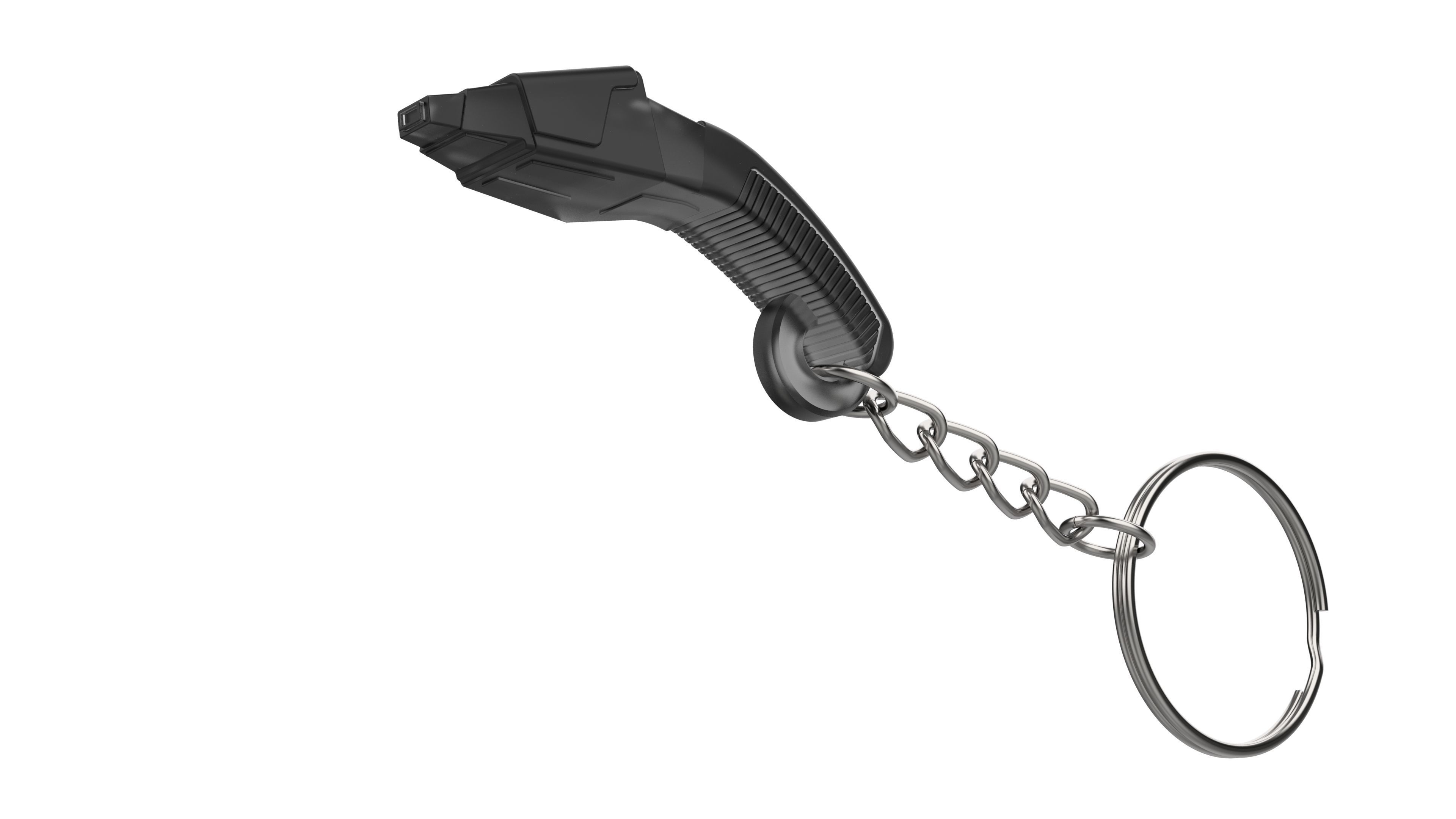 Keychain - Boomerang Phaser - Star Trek - Printable - STL 3D print model_6
