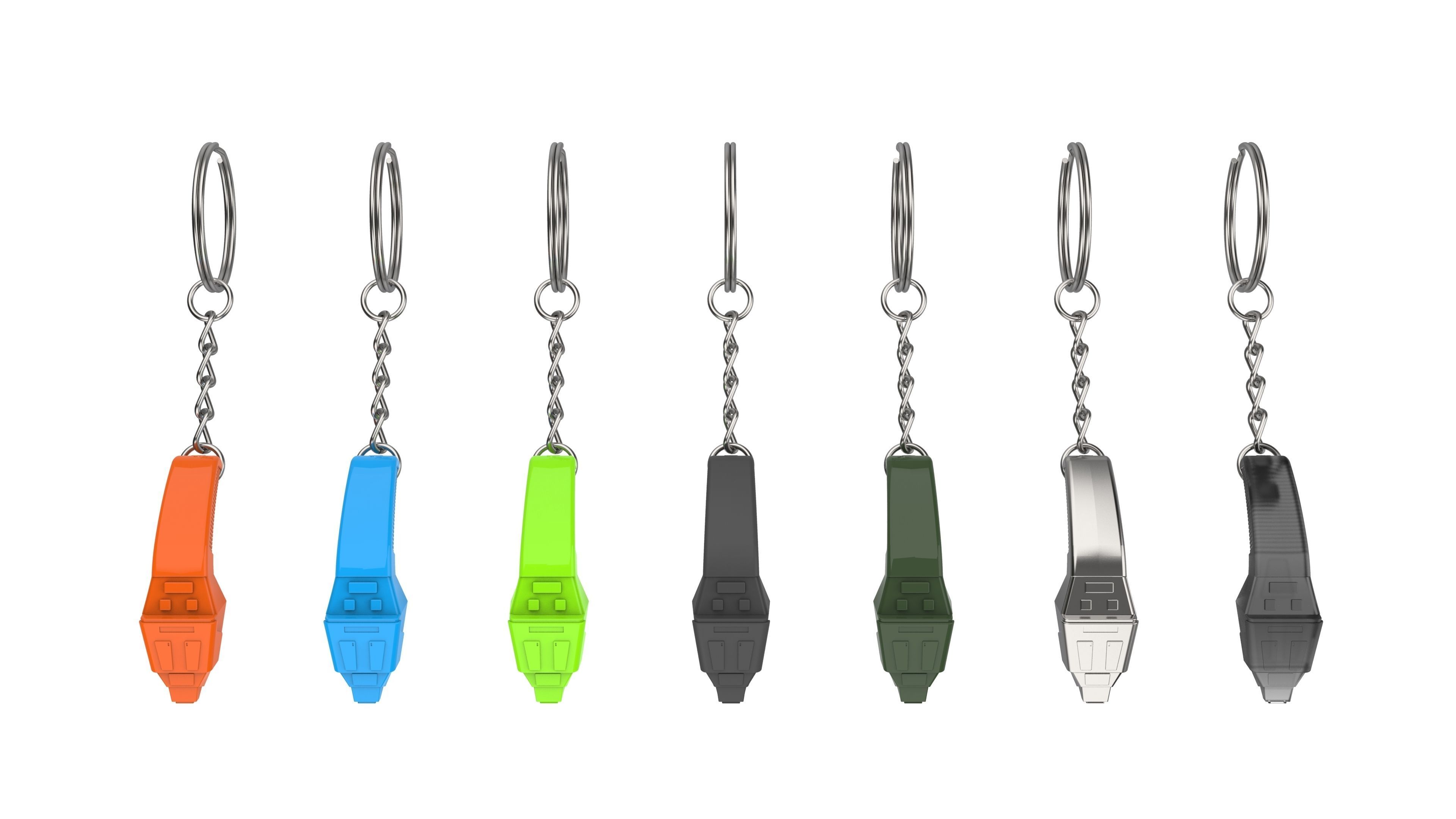 Keychain - Boomerang Phaser - Star Trek - Printable - STL 3D print model_13