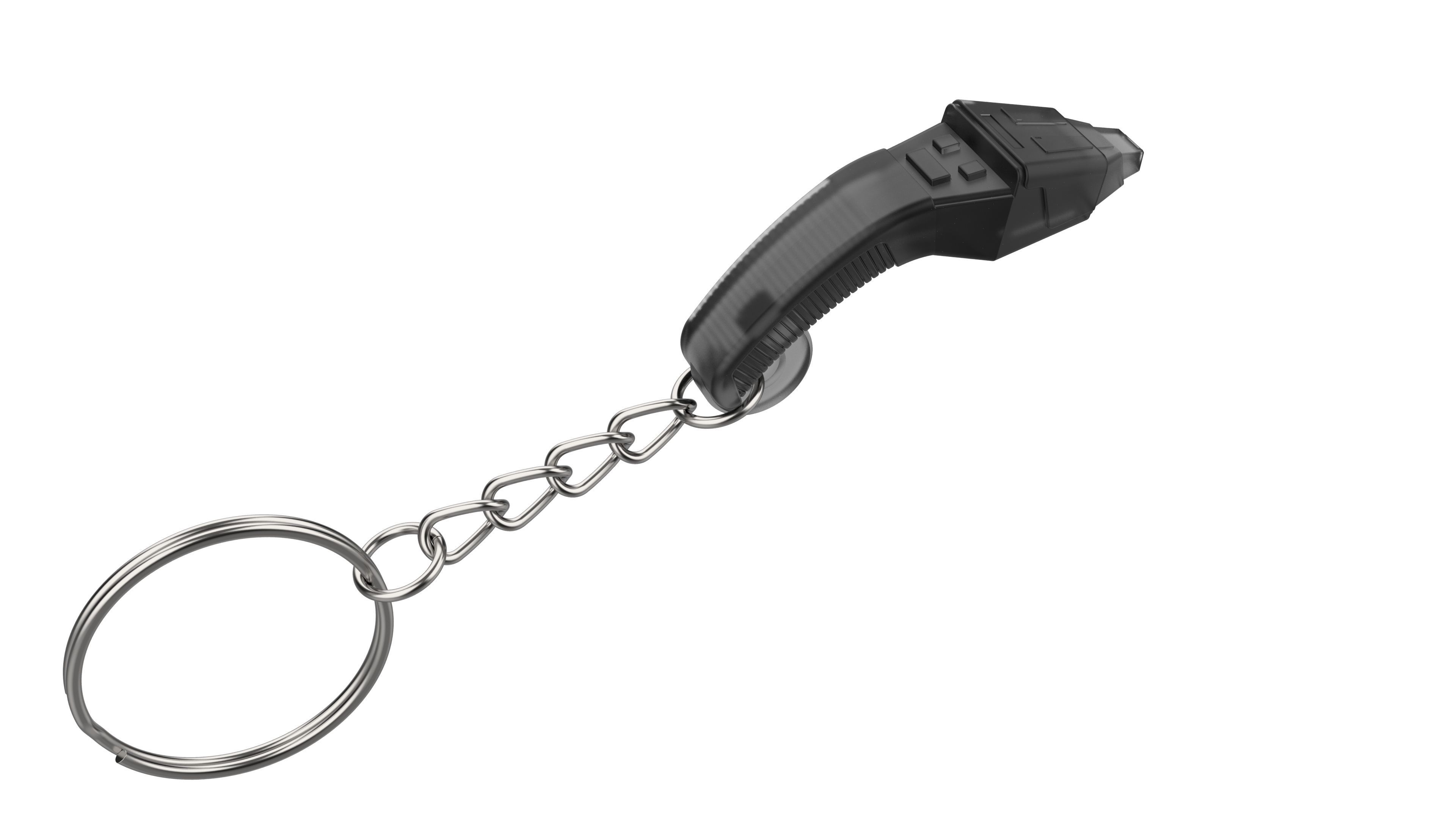 Keychain - Boomerang Phaser - Star Trek - Printable - STL 3D print model_5