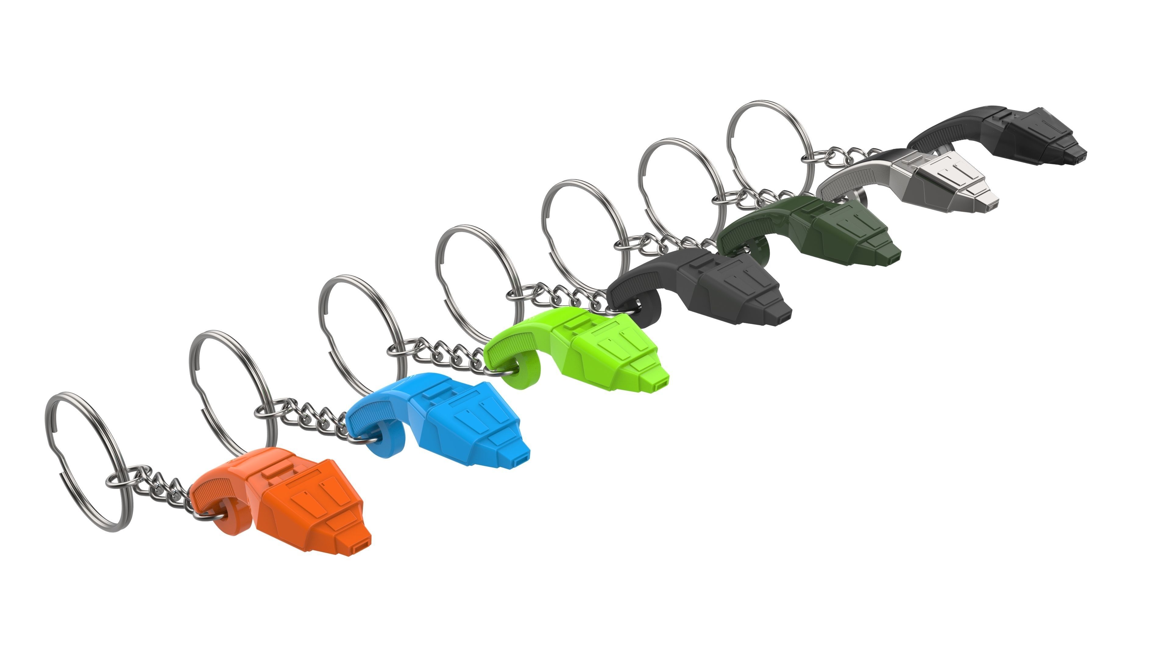 Keychain - Boomerang Phaser - Star Trek - Printable - STL 3D print model_9