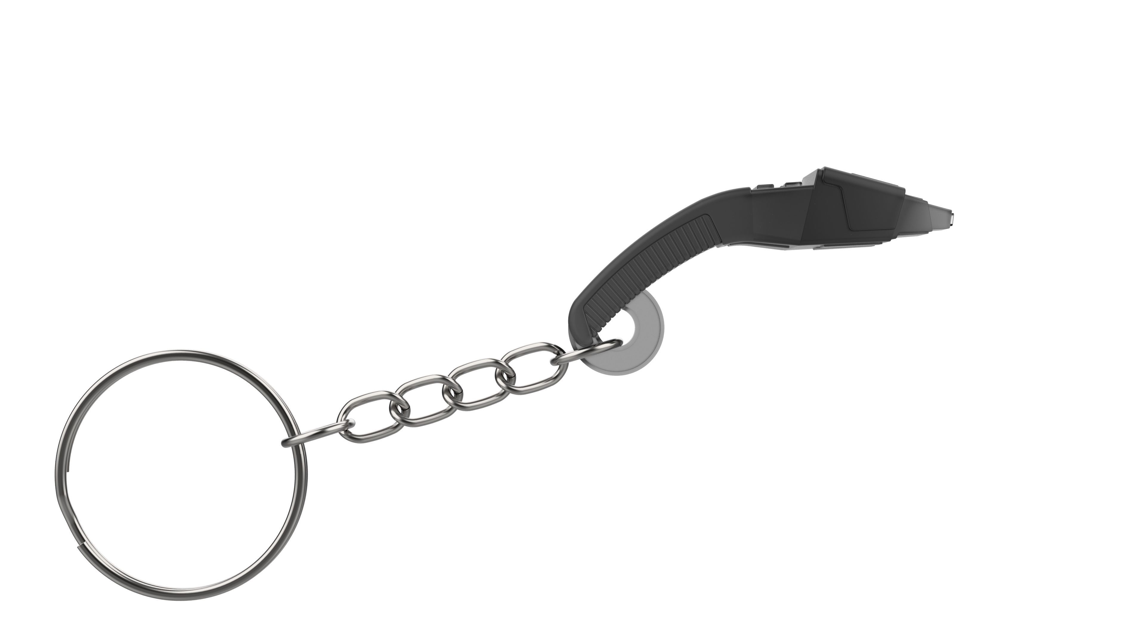 Keychain - Boomerang Phaser - Star Trek - Printable - STL 3D print model_3