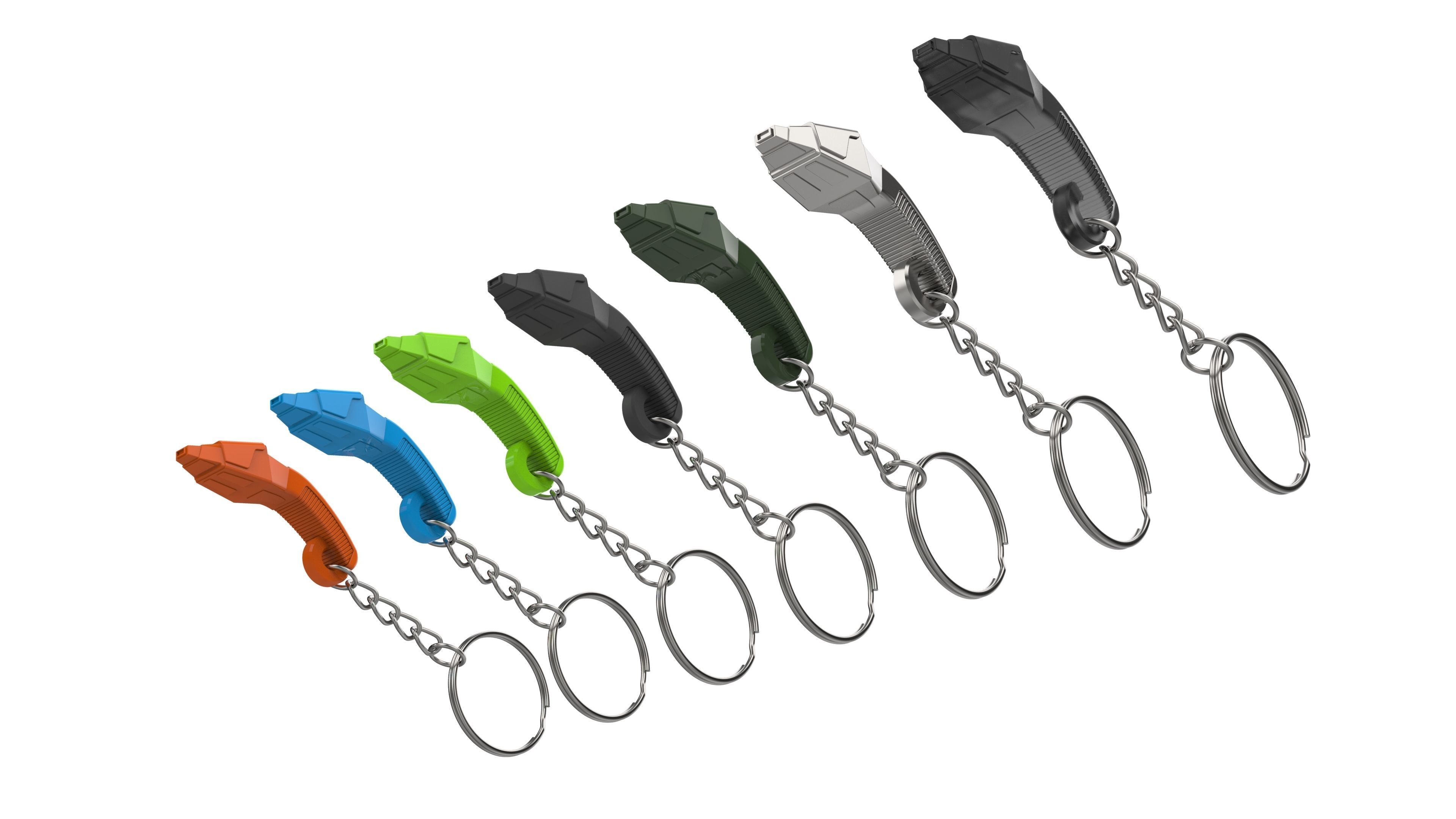 Keychain - Boomerang Phaser - Star Trek - Printable - STL 3D print model_14