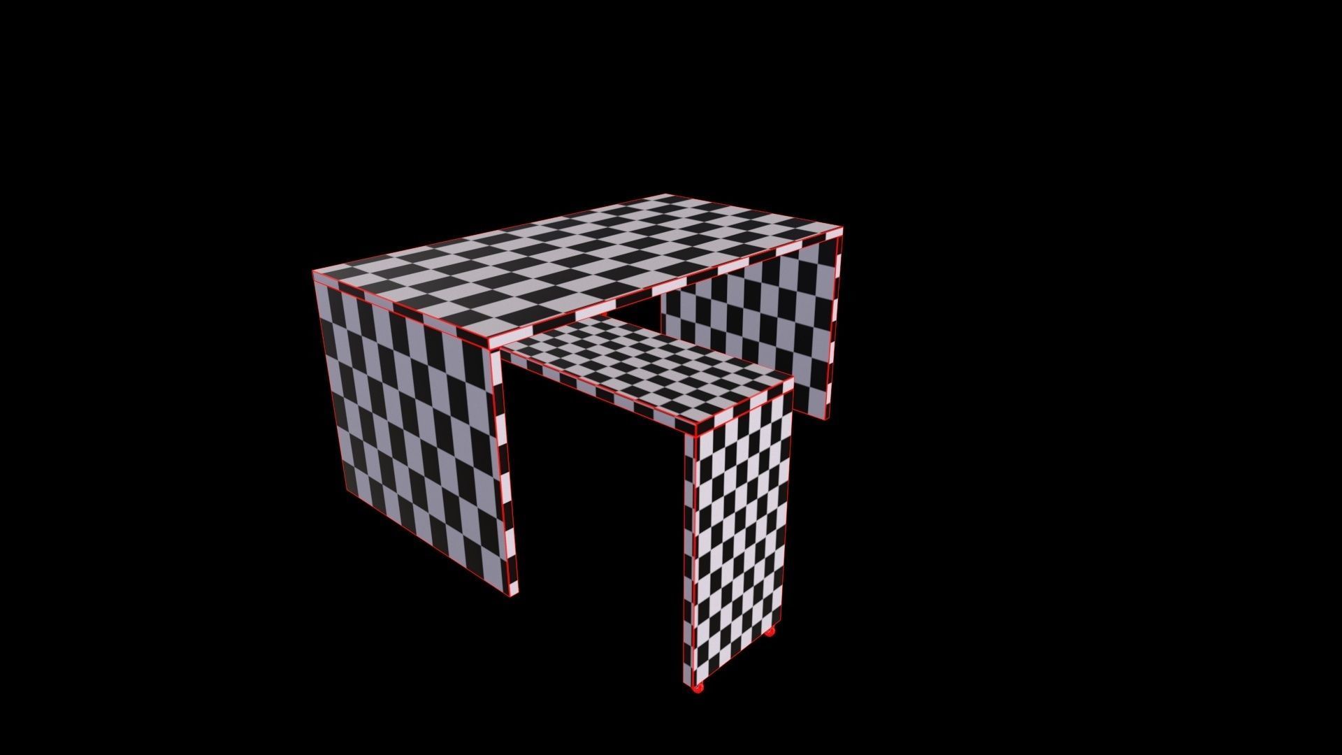 IKEA MALM VENGE 151X065 3D model_6