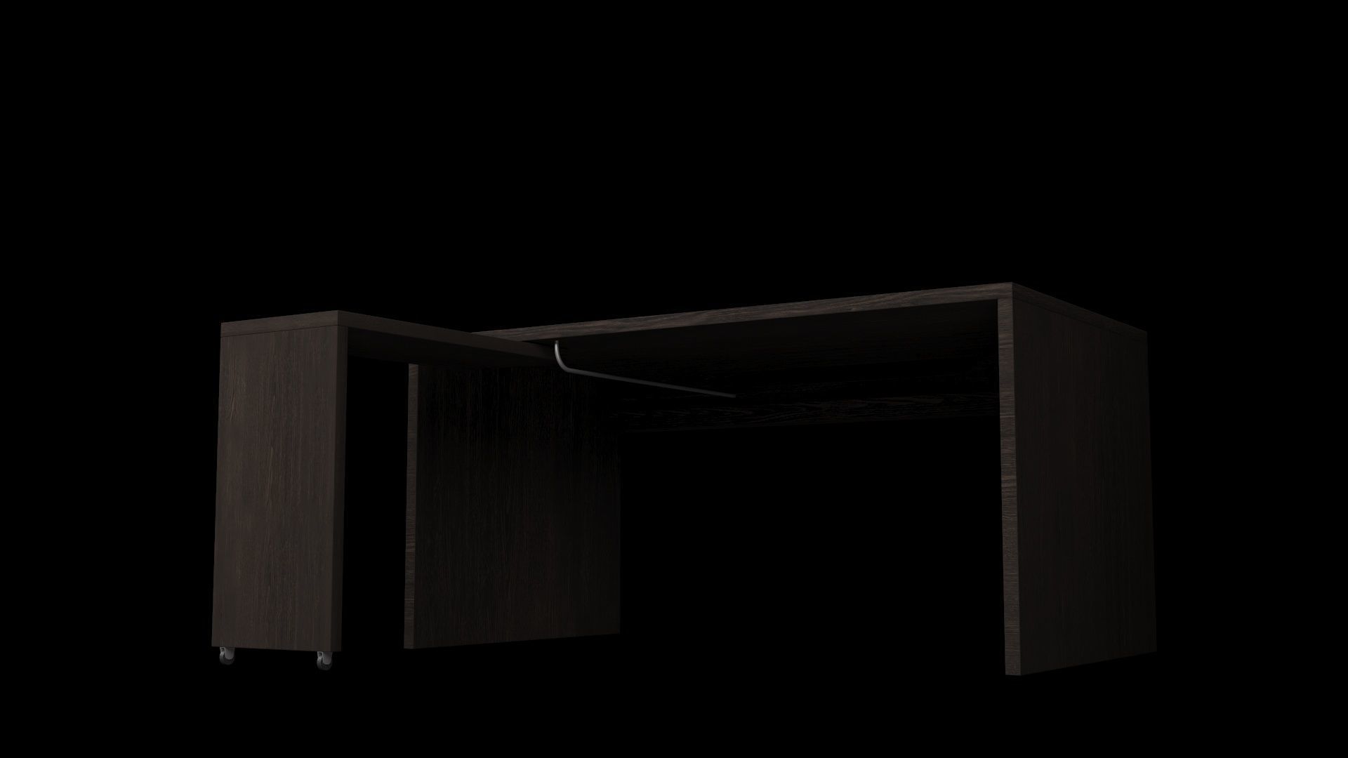 IKEA MALM VENGE 151X065 3D model_3