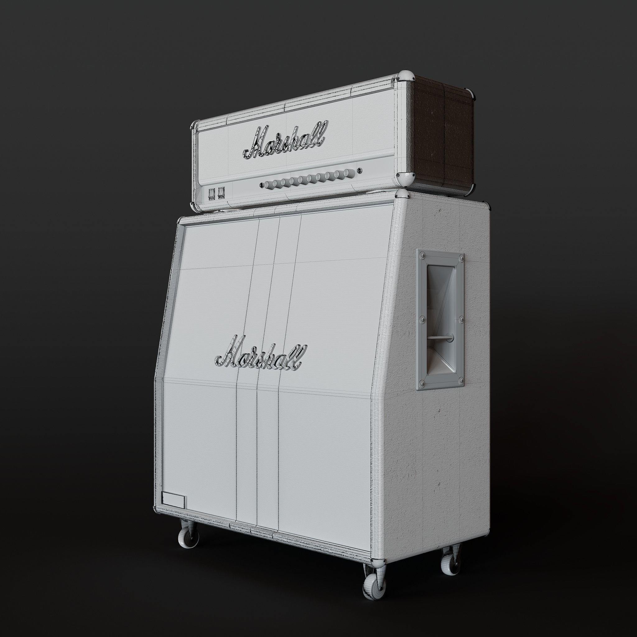 Marshall JCM 900 Model 3D model_4