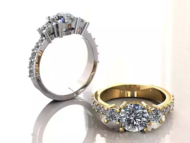 Trilogy 1ct Central Stone