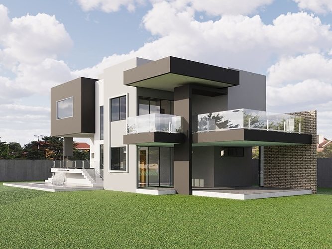 Modern House 3D model