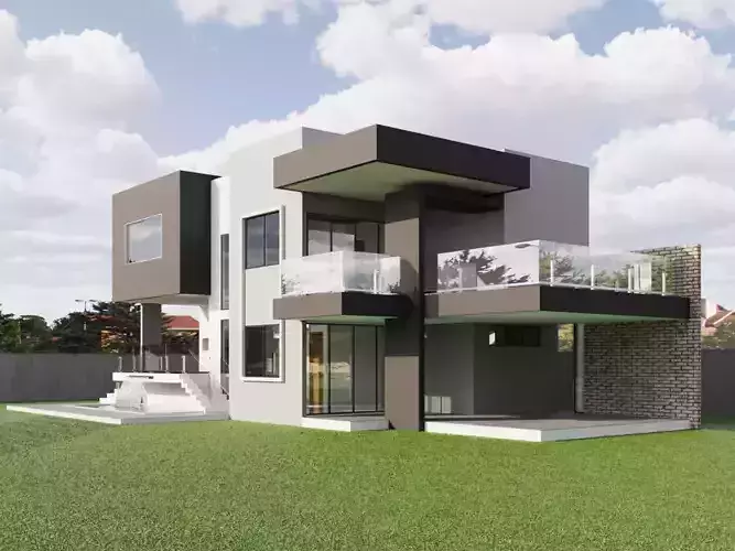 Modern House 3D model