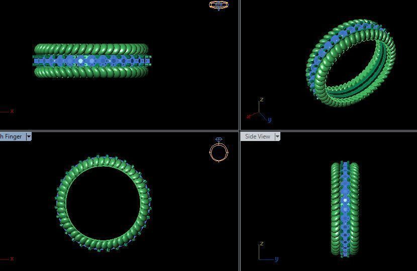 band ring 3D print model_10