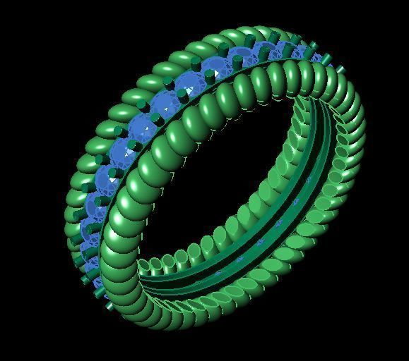 band ring 3D print model_6