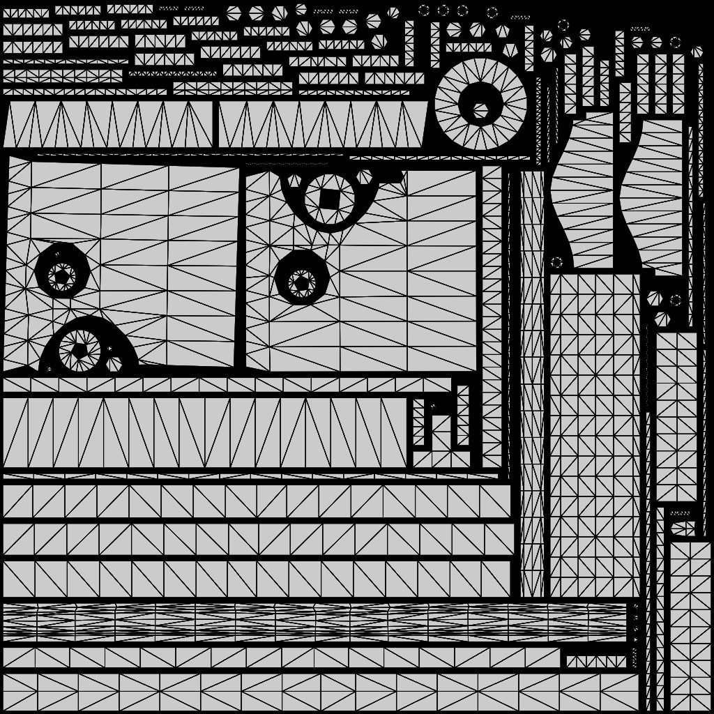 Fire hydrant Low-poly 3D model_17