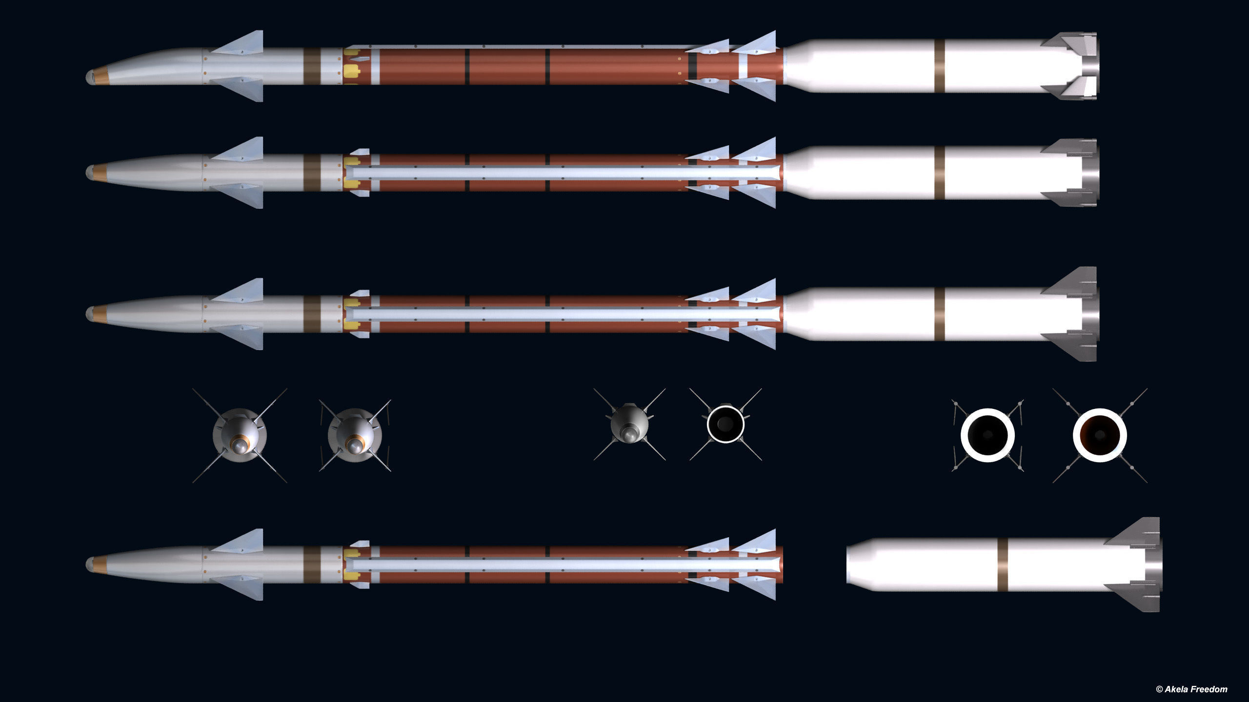 Stunner Missile for Davids Sling 3D model_9