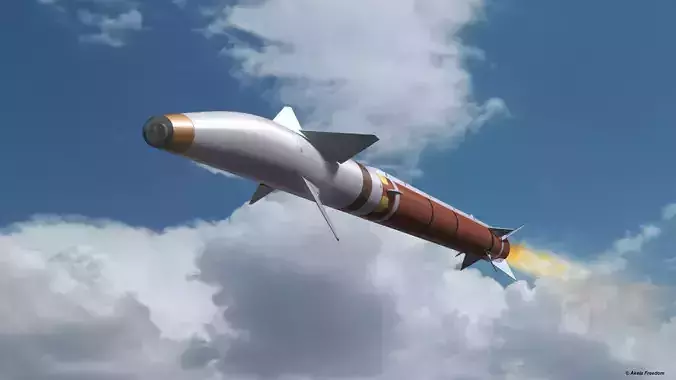 Stunner Missile  for Davids Sling 3D model