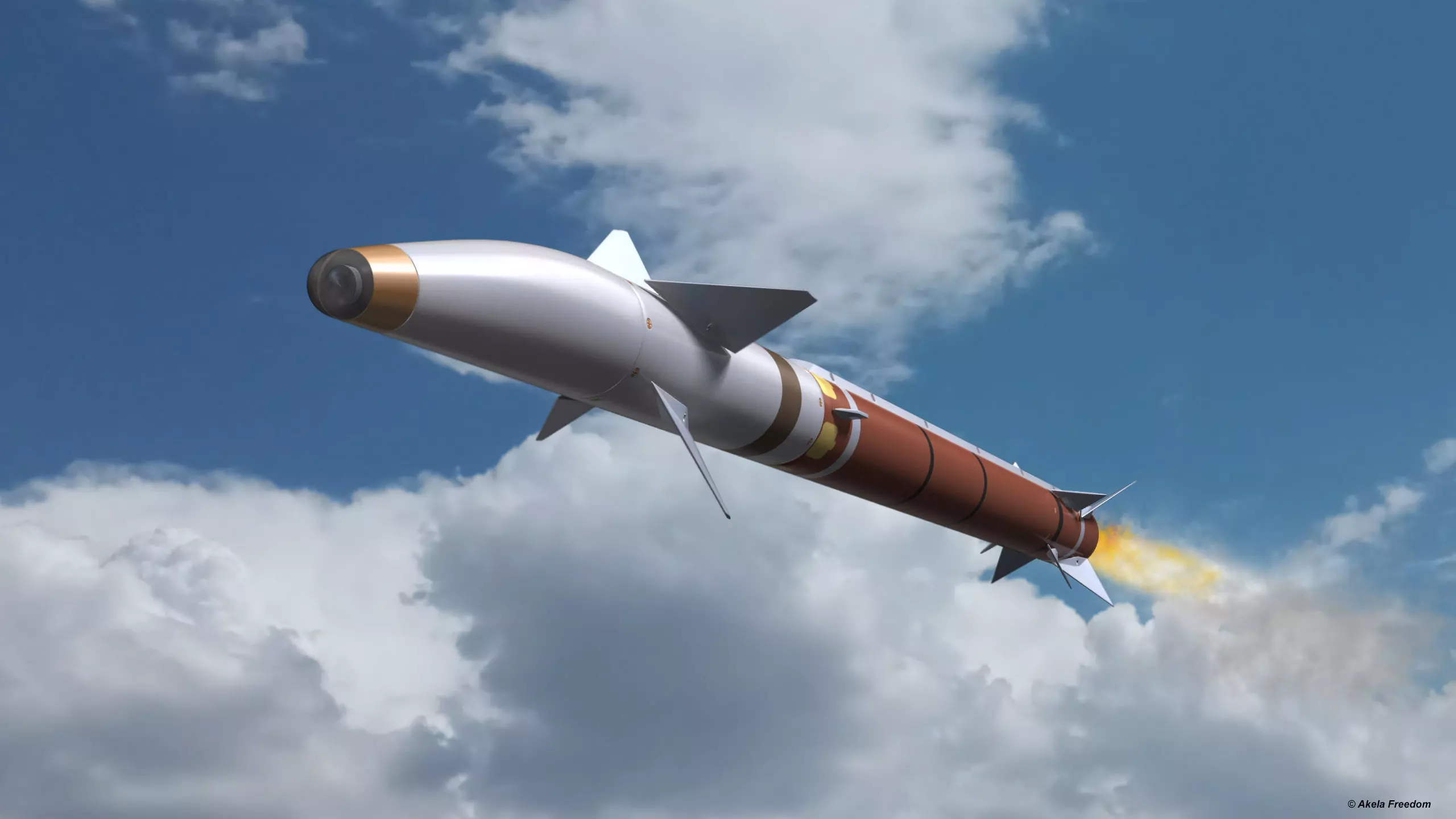 Stunner Missile for Davids Sling 3D model_0