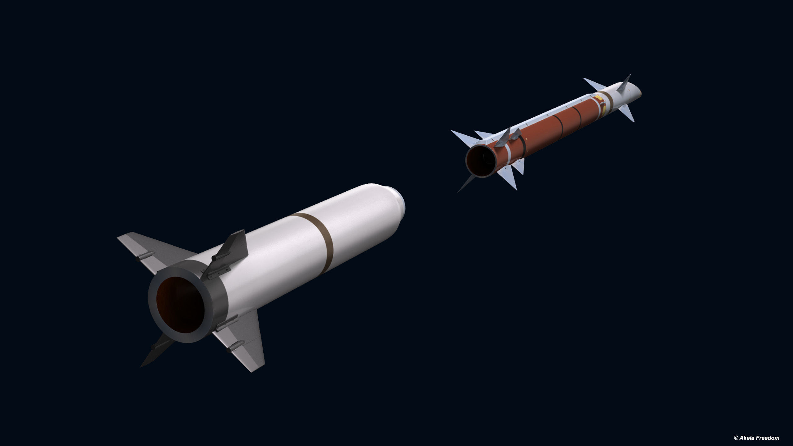 Stunner Missile for Davids Sling 3D model_5