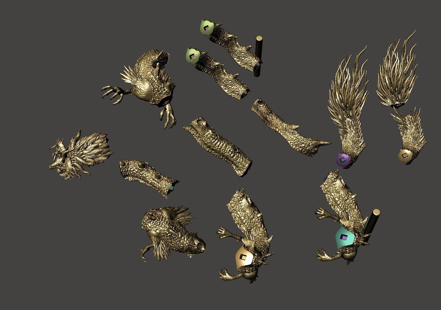 DEMON DRAGON GANON TOTK LEGEND OF ZELDA EXTREME DETAILED STL 3D print model_21