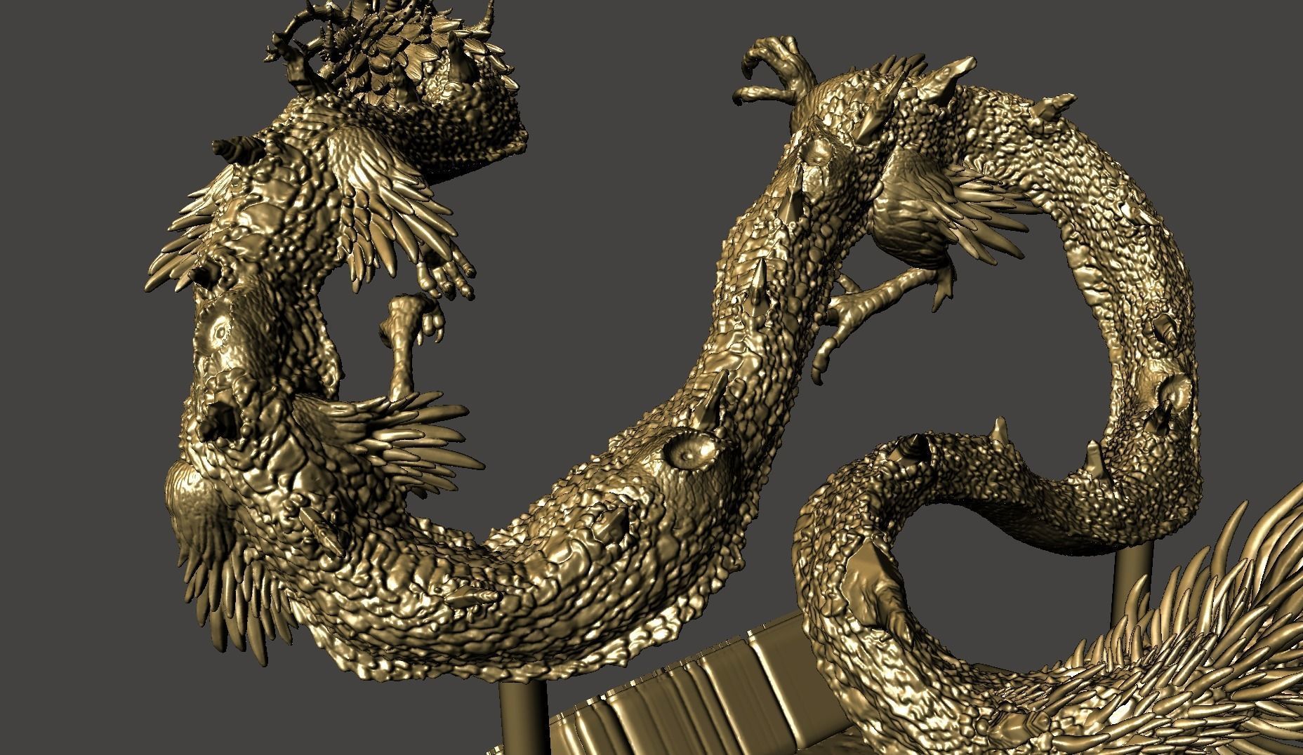 DEMON DRAGON GANON TOTK LEGEND OF ZELDA EXTREME DETAILED STL 3D print model_19